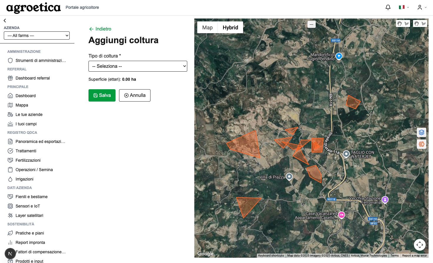 Farm platform mock-up
